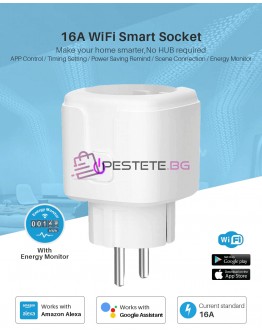 WiFi смарт контакт 16А Smart Life